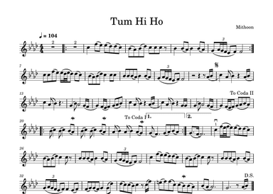 Tum Hi Ho (arr. Julia Mills)