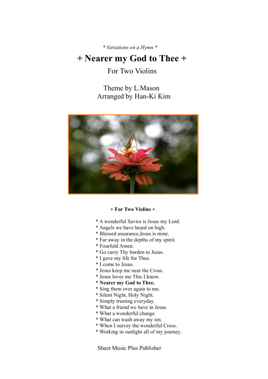 Nearer my God to Thee (For Violin Duet) (arr. Han-Ki Kim)