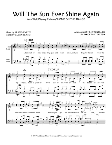 Will The Sun Ever Shine Again (arr. Kevin Keller)