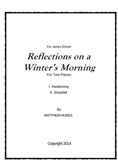 Reflections on a Winter's Morning