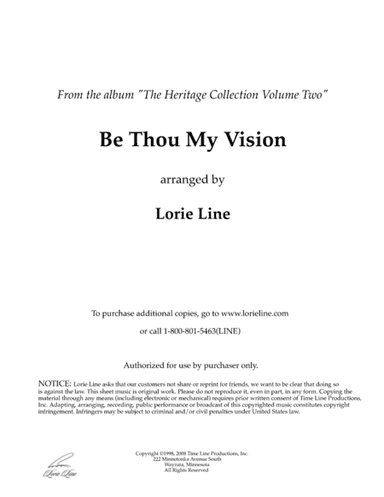 Be Thou My Vision (arr. Lorie Line)