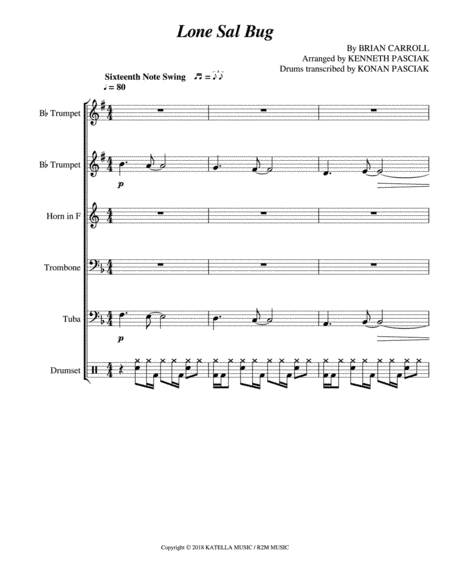 Lone Sal Bug (arr. Kenneth Pasciak, Konan Pasciak)