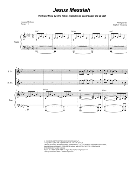 Jesus Messiah (arr. Stephen DeCesare)