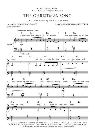 The Christmas Song (chestnuts Roasting On An Open Fire) (arr. Danilo "Daca" Alves)