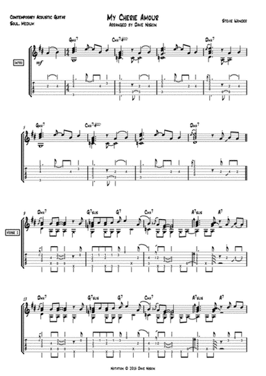 My Cherie Amour (arr. Dave Niskin)