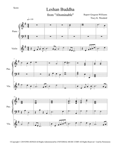 Leshan Buddha (arr. Tracy Kathleen Woodard)
