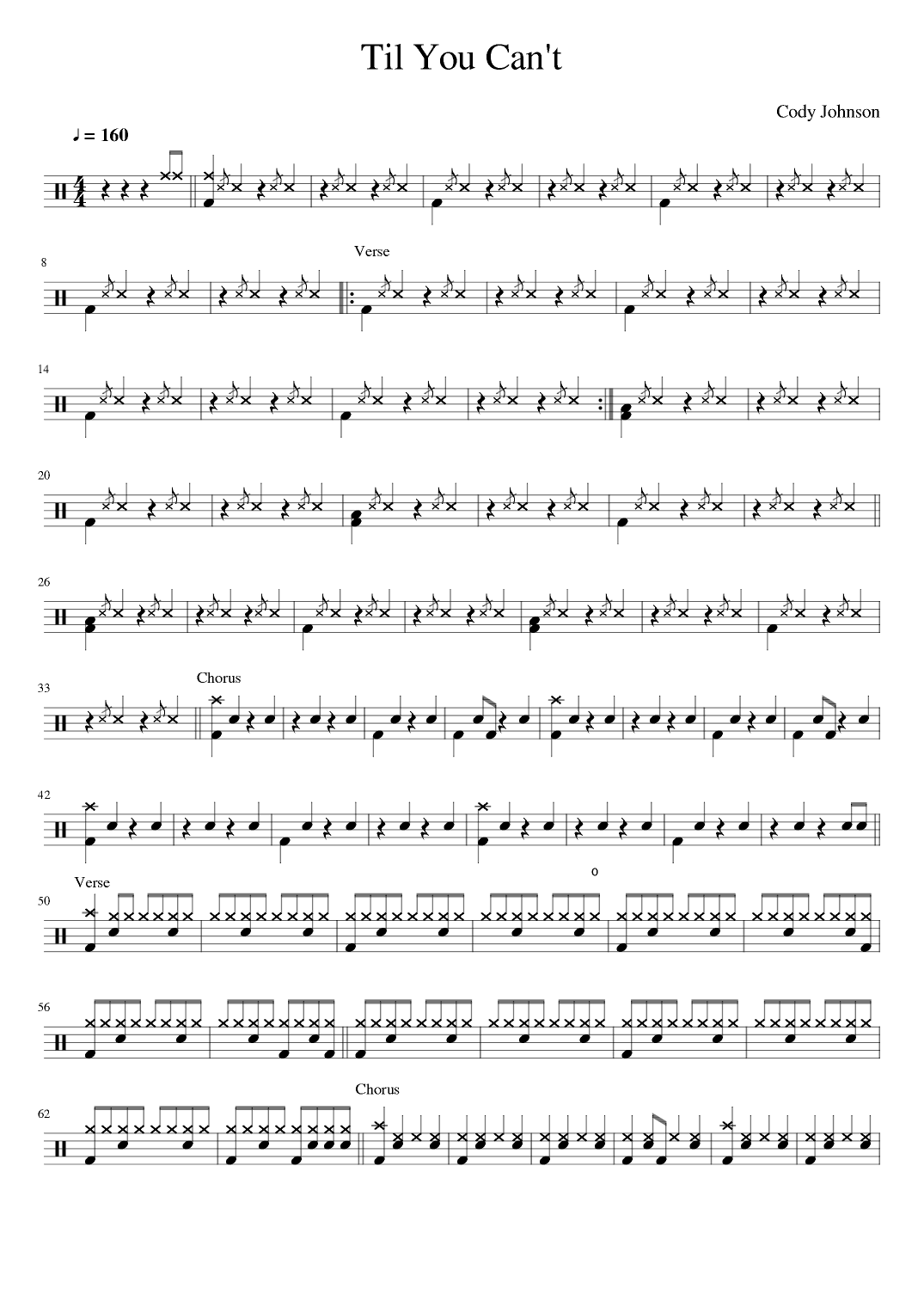 'til You Can't (arr. Matěj Diviš)