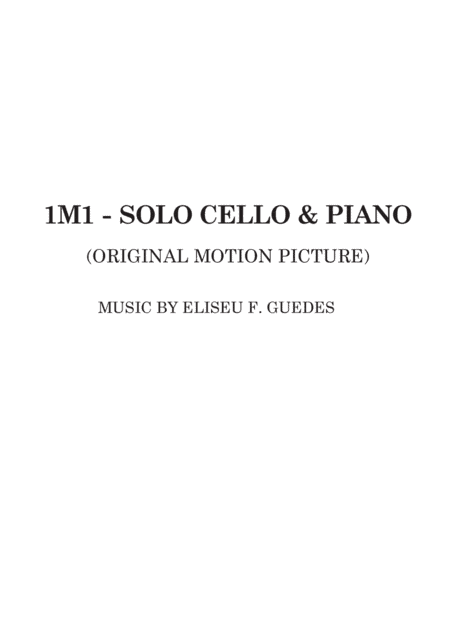 1M1 - SOLO CELLO & PIANO