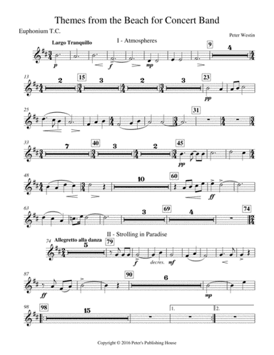 Themes from the Beach Euphonium T.C.
