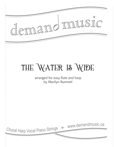 The Water Is Wide - for easy flute and harp (arr. Marilyn Rummel)