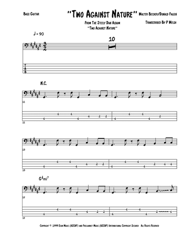 Two Against Nature (arr. Accubass)