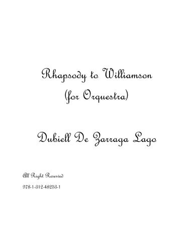 Rhapsody To Williamson
