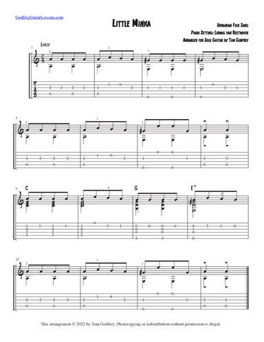 Little Minka (arr. Tom Godfrey)