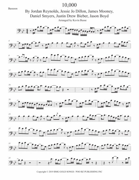 10,000 Hours (arr. Kevin Busse)