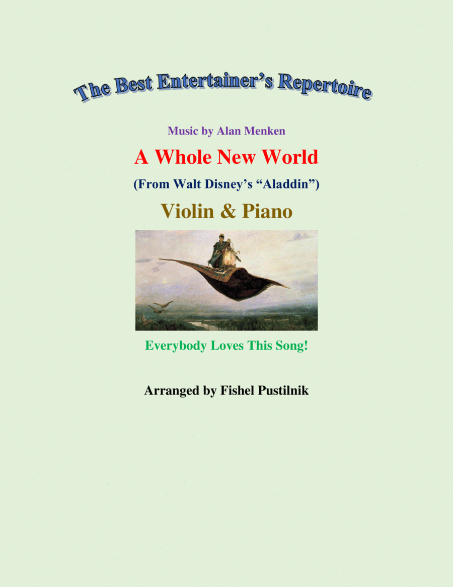 A Whole New World (arr. Fishel Pustilnik)