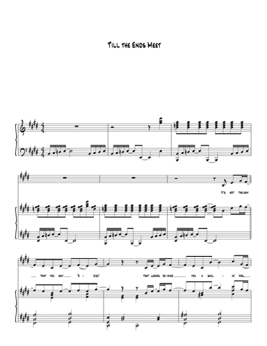 Til The Ends Meet (arr. Biegler)