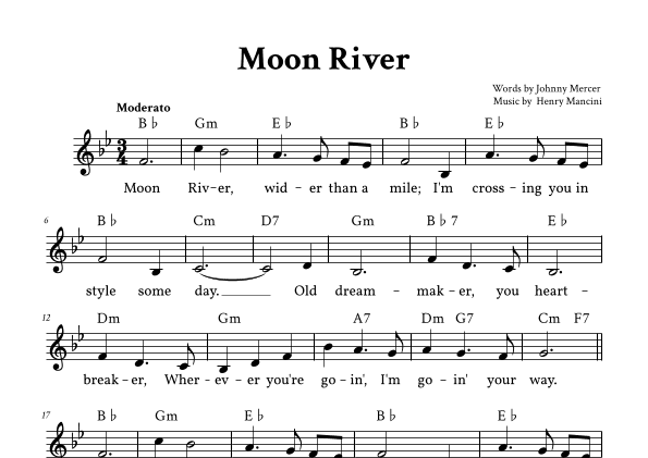 Moon River (arr. Yuri Noronha)