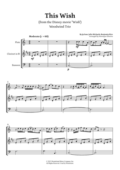 This Wish (arr. Henrique Oliveira)