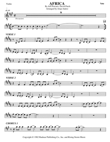 Africa (arr. Jorge Juárez)
