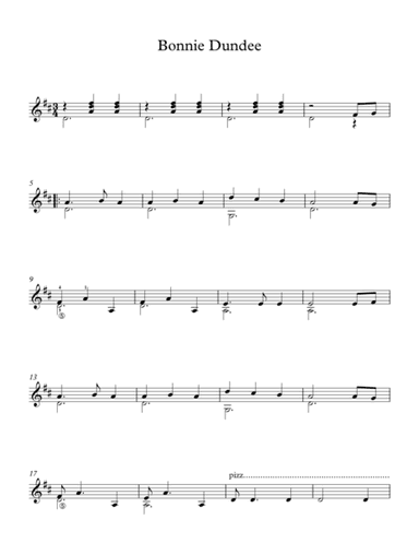 Bonnie Dundee - Traditional Scottish Songs (arr. Milan Mitic)