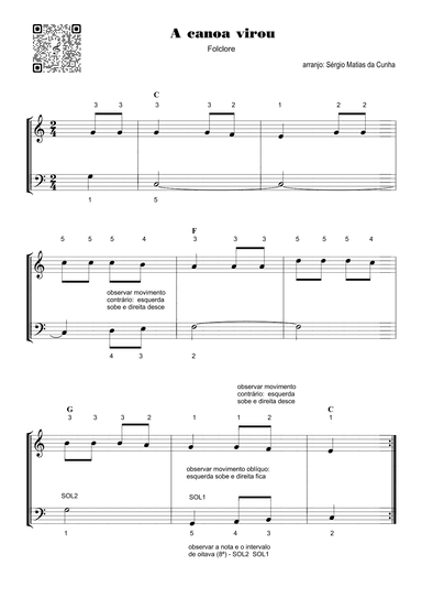 A canoa virou - Fase1 (arr. Sérgio Matias da Cunha)