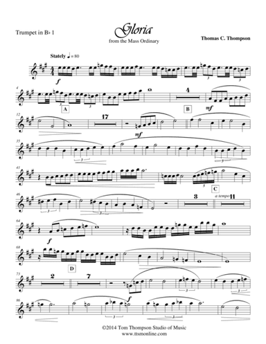 GLORIA - trumpet 1