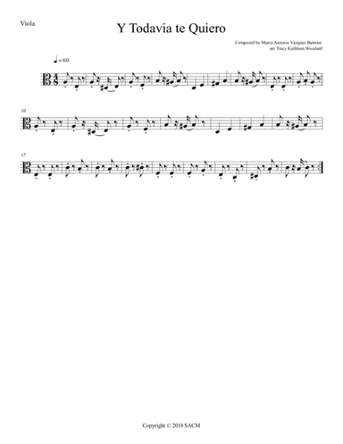 Y Todavia Te Quiero (arr. Tracy Kathleen Woodard)