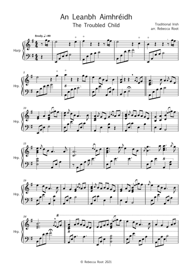 An Leanbh Aimhréid (The Troubled Child) (arr. Rebecca Root)
