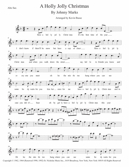 A Holly Jolly Christmas (arr. Kevin Busse)