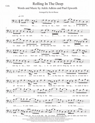 Rolling In The Deep (arr. Kevin Busse)