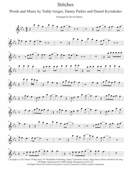 Stitches (arr. Kevin Busse)