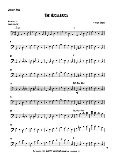 The Hucklebuck      -  Instrumental Version (arr. Daniel Galfsky)