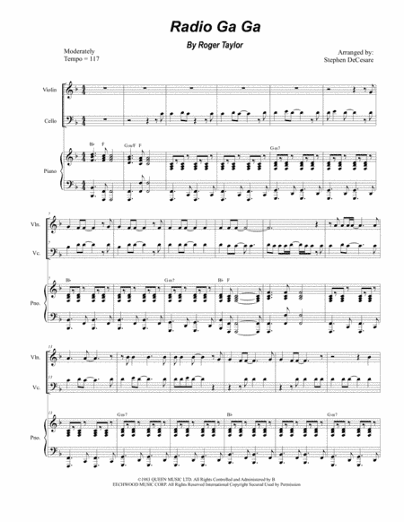 Radio Ga Ga (arr. Stephen DeCesare)