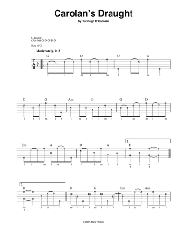 Carolan's Draught (arr. Mark Phillips)