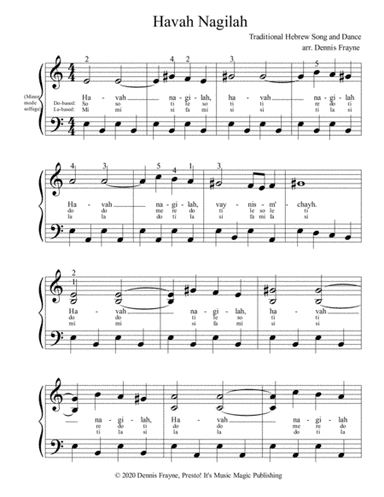 Havah Nagilah (arr. Dennis Frayne)