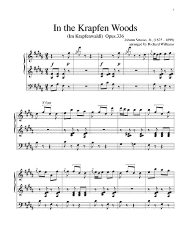 In the Krapfen Woods (Im Krapfenwaldl) (arr. Richard Williams)