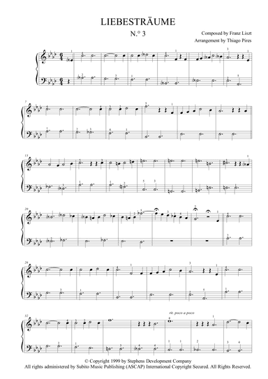 Liebestraum No. 3 (arr. Thiago Pires)
