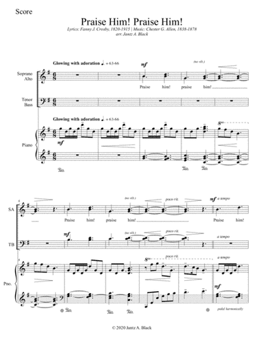 Praise Him, Praise Him - SATB (arr. Jantz A. Black)