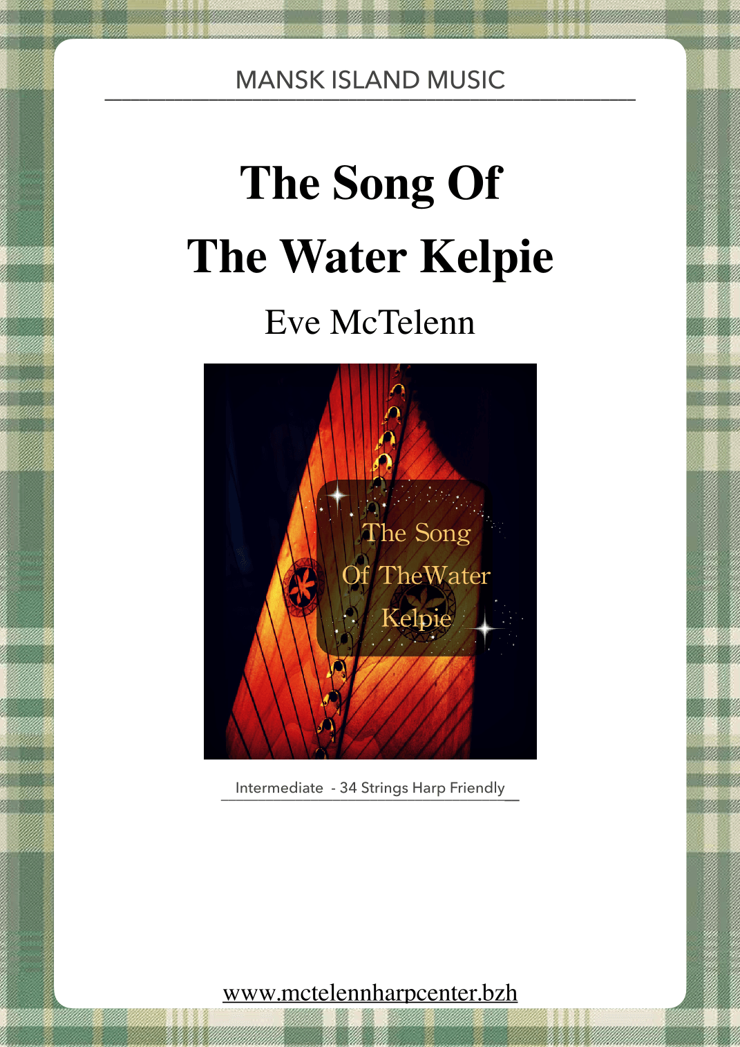 The Song Of The Water Kelpie - intermediate & 34 String Harp | McTelenn Harp Center (arr. Eve McTelenn)