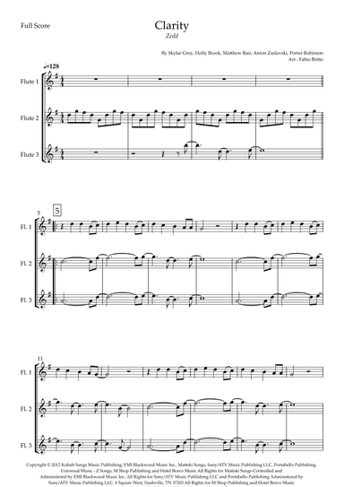 Clarity (arr. Fabio Britto)