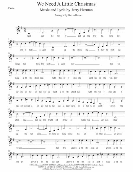 We Need A Little Christmas (arr. Kevin Busse)