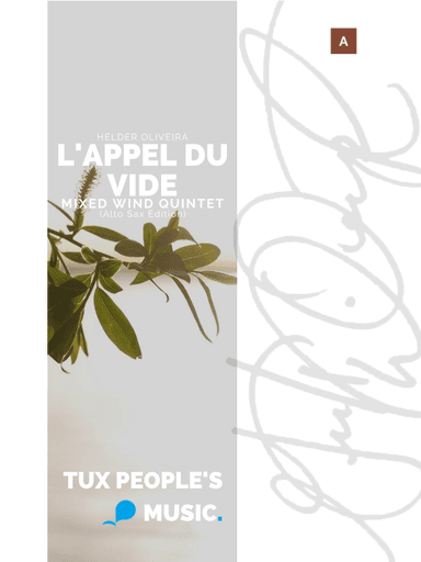 L'appel du vide (Alto Sax Edition)