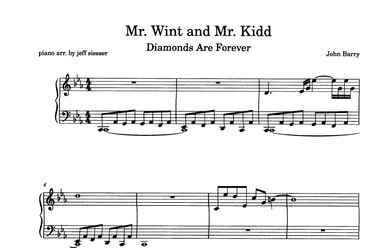 Diamonds Are Forever (cues) (arr. jeff siesser)