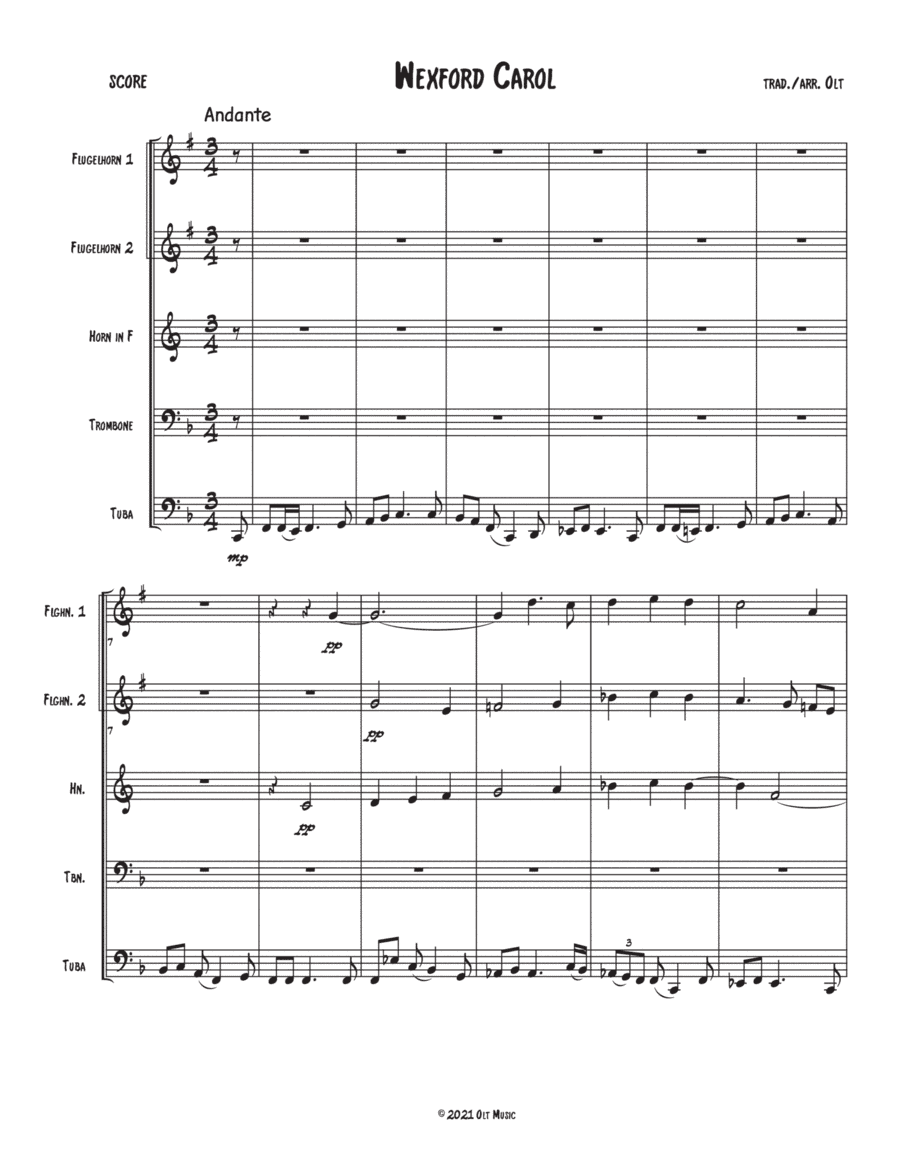 Wexford Carol (arr. Tim Olt)