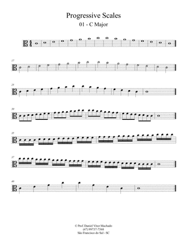 Progressive Scales - Viola - Complete