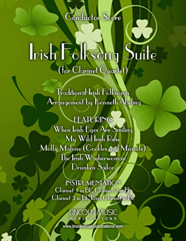 Irish Folksong Suite (for Clarinet Quartet) (arr. Kenneth Abeling)