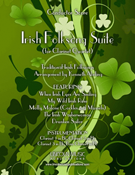 Irish Folksong Suite (for Clarinet Quartet) (arr. Kenneth Abeling)