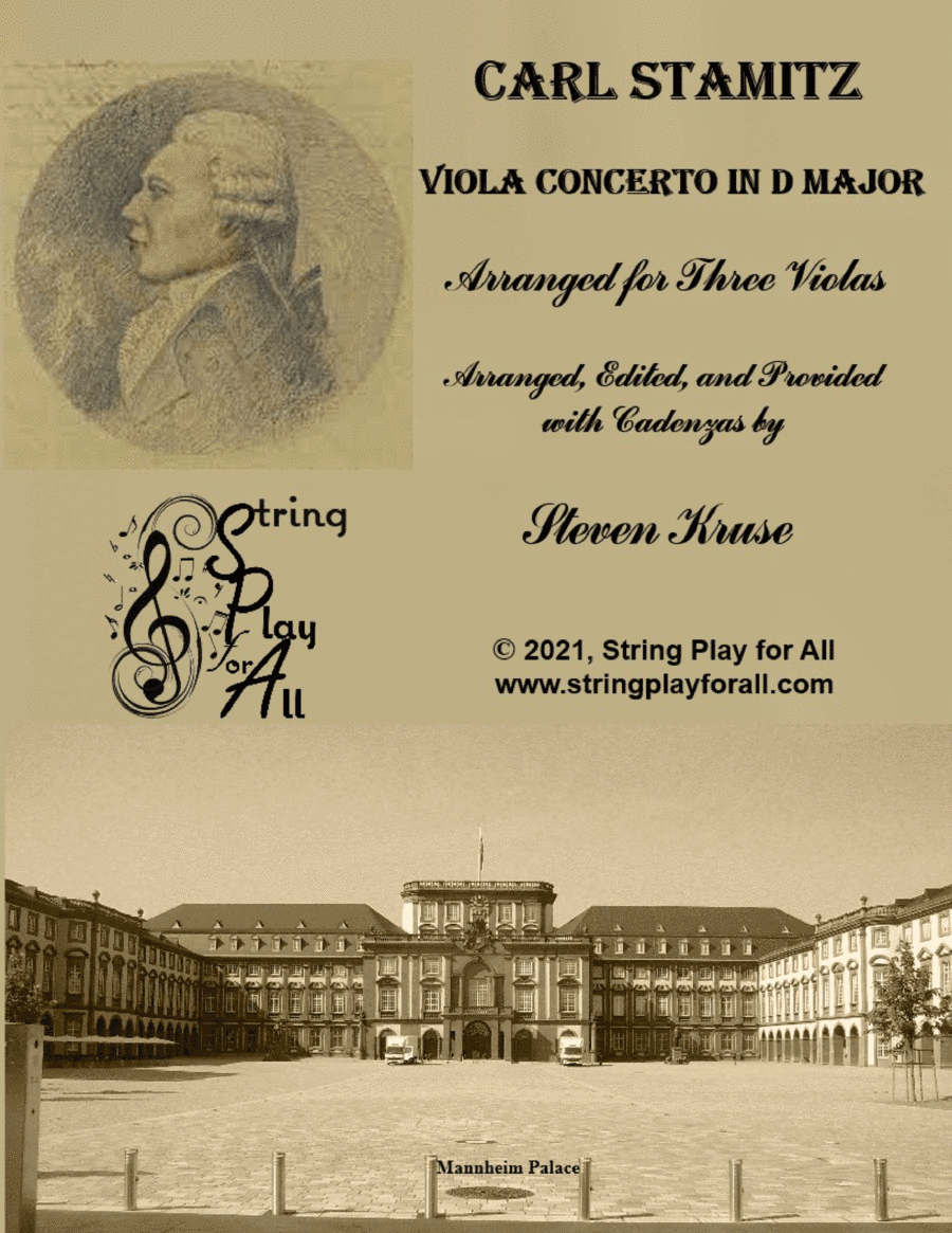 Concerto in D Major, Arranged for Three Violas (arr. Steven Kruse)