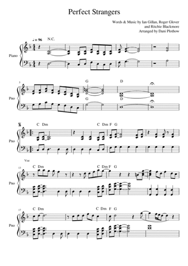 Perfect Strangers (arr. Dani Plothow)