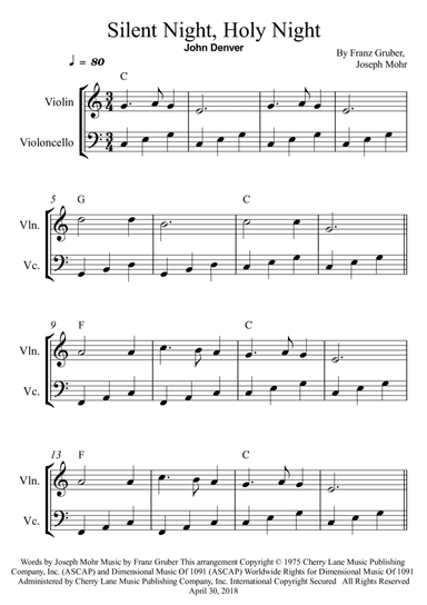 Silent Night, Holy Night (arr. Wesley S. SIlva)